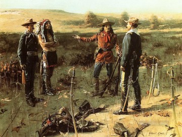 Amerikanischer Indianer Werke - William Gilbert Gaul xx Der indische Gefangene